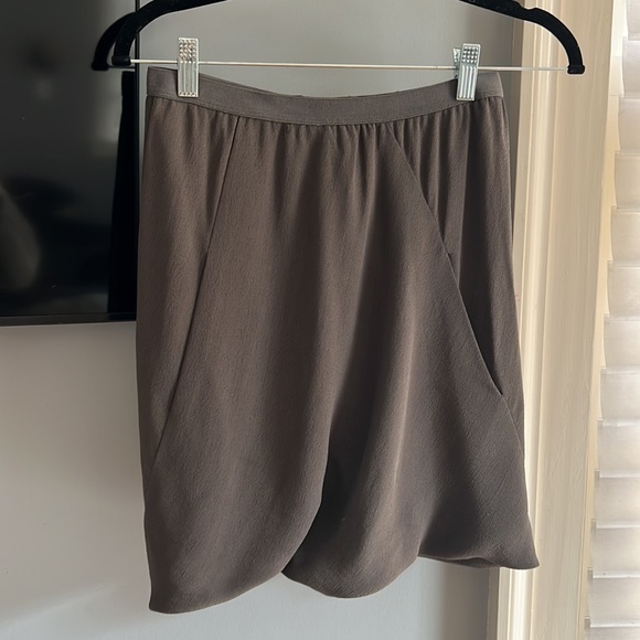 Rick Owens DRKSHDW taupe bubble shorts skirt size 4 - Picture 7 of 8